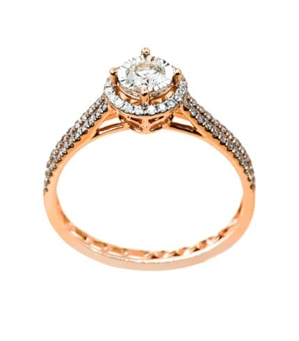 Whispering Vines Diamond Ring – Elegance Woven with Precision