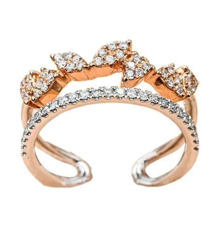 Radiant Diamond Halo Ring