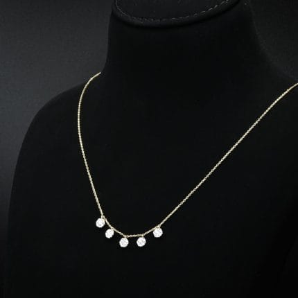 Golden Reflections Locket Necklace – Treasure Your Memories in Style
