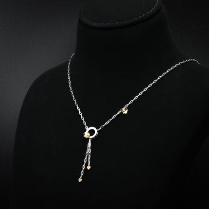 Lustrous Infinity Necklace – Timeless Elegance Redefined